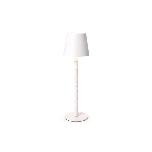Bamboo Cordless LED Table Lamp - White